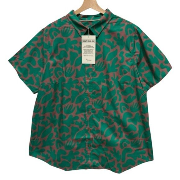 Wildfang Essential Button Up Shirt Size XL NEW - Picture 1 of 8